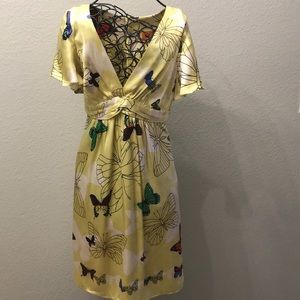Beautiful butterfly pattern dress